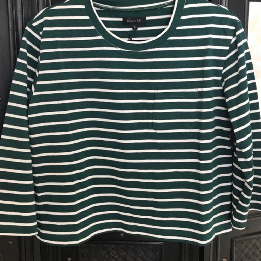 Striped Crop Tee